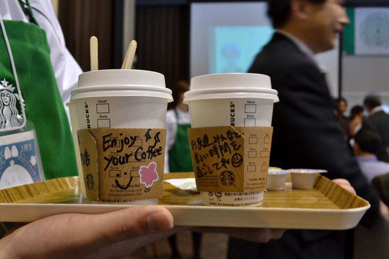 復興支援スターバックス カード プログラムにお寄せいただいた皆さんの