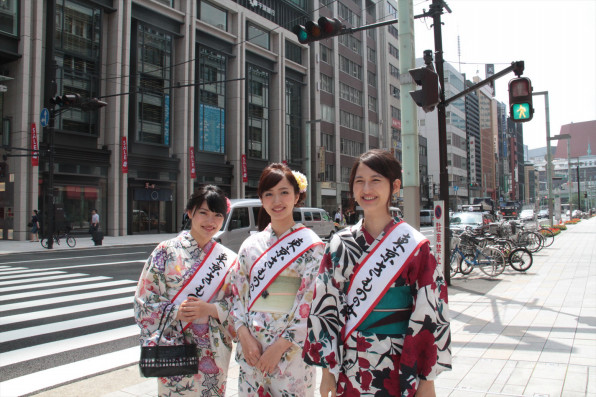 七夕ゆかた祭り ゆかたで歩こう日本橋 きものの女王ブログ Tafs Net