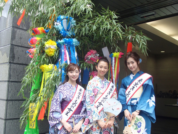 七夕ゆかた祭り ゆかたで歩こう日本橋 きものの女王ブログ Tafs Net