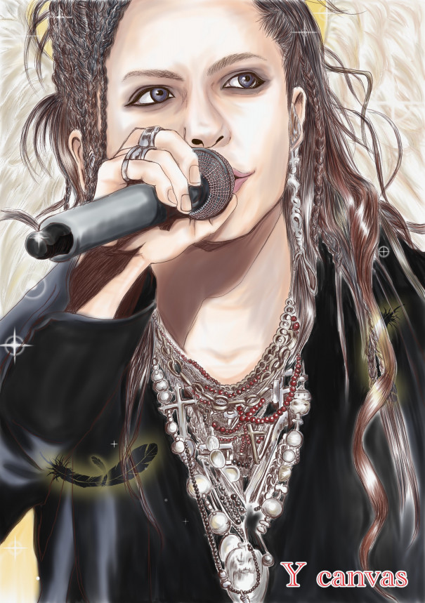 L Arc En Ciel Hyde さんの似顔絵イラスト Y Canvas