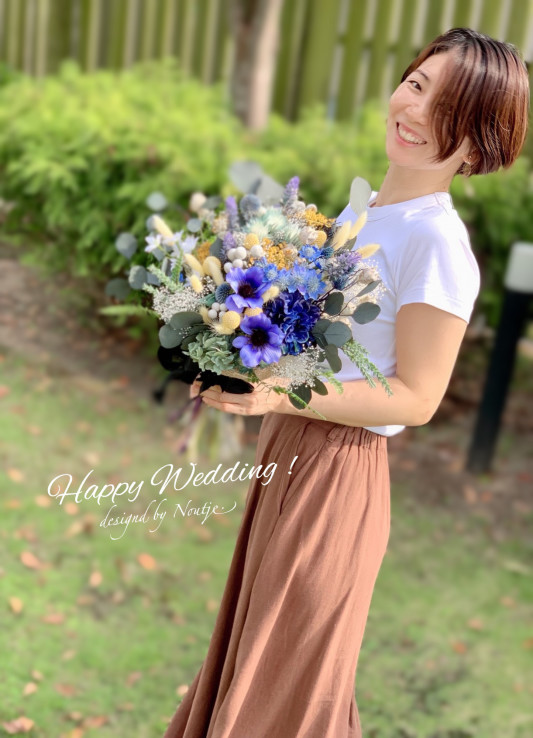 サムシングブルーのブーケ 𝐍𝐨𝐮𝐭𝐣𝐞