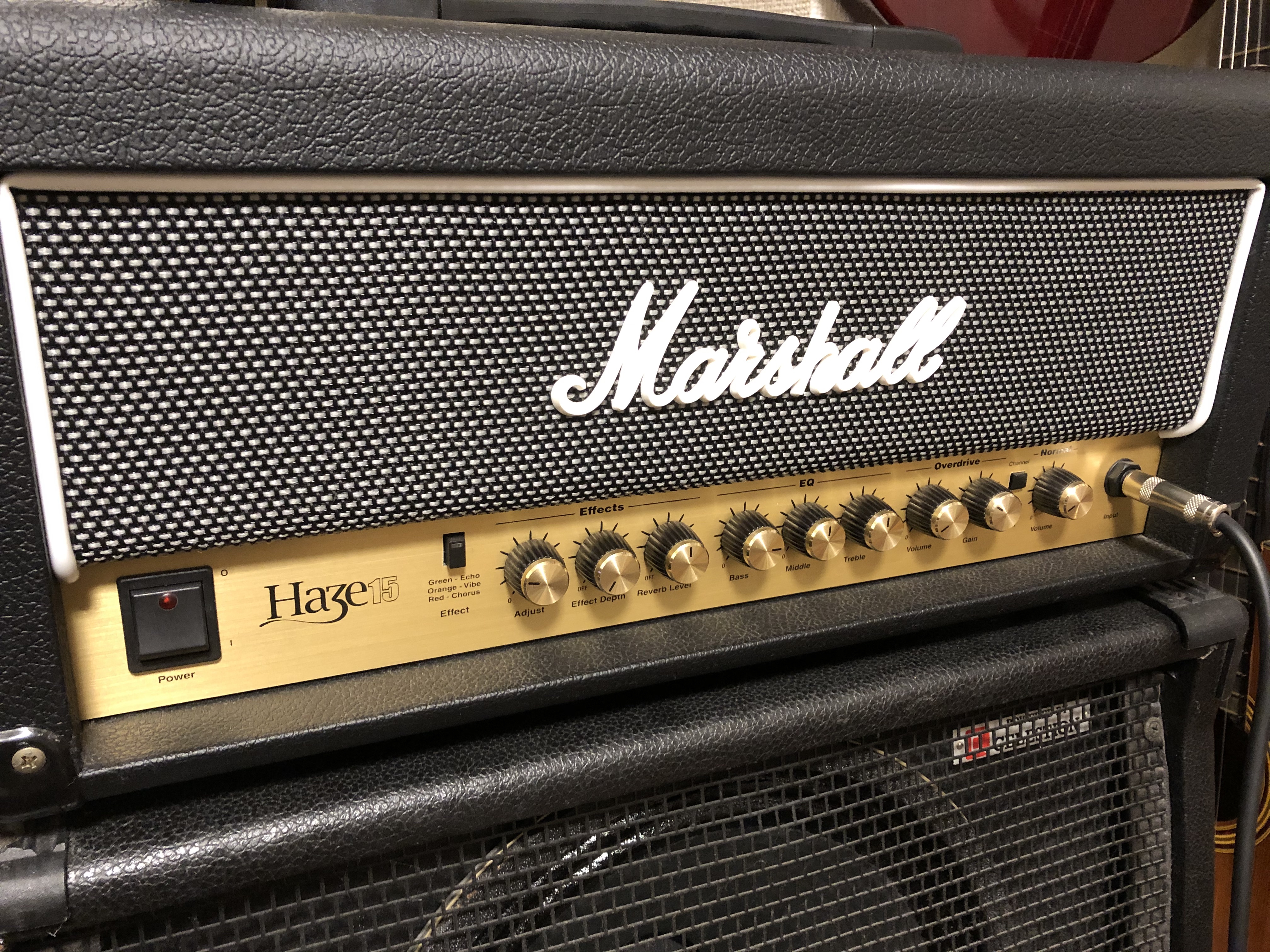 used】Marshall HAZE 112キャビネット＋スピーカーケーブル - アンプ