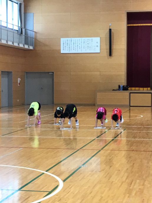 本日の練習 国分寺バドミントンスポーツ少年団