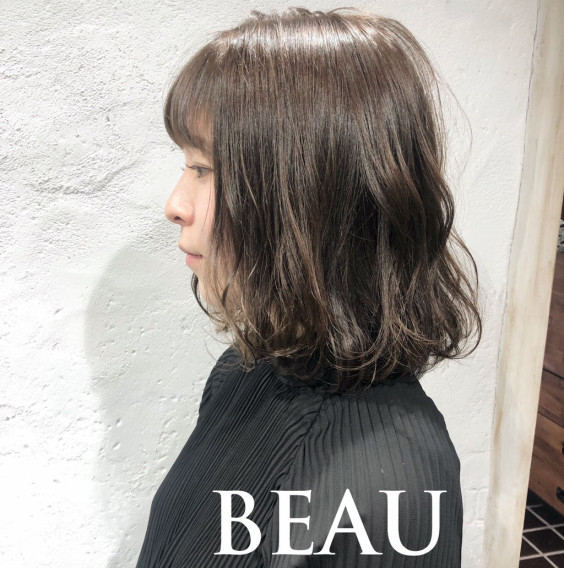 ホワイトアッシュベージュ 福島市 美容室 美容師 Beau ボウ