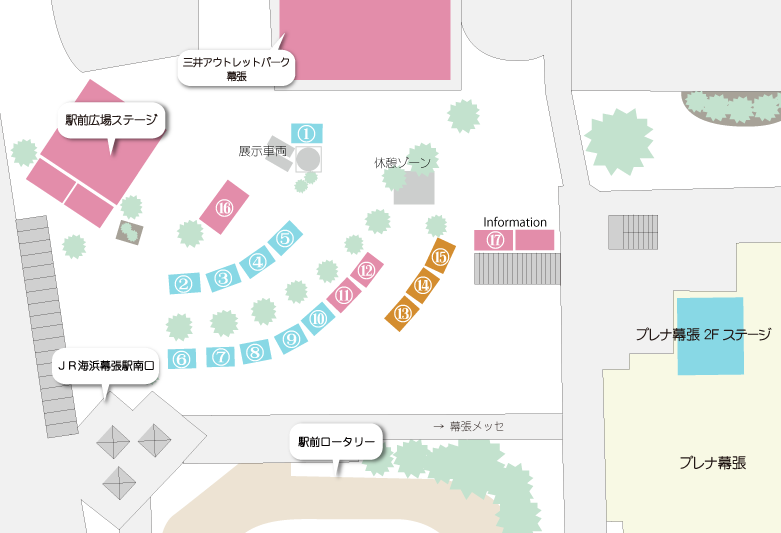 会場マップ スマイルfestivalちば19 チバテレ 会場マップ スマイルfestivalちば19 チバテレ