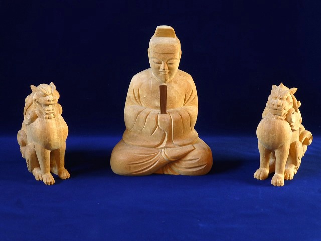 円空仏 神像（男神・女神）セット 円空仏 神像（男神・女神）セット - 彫刻・オブジェ新 モデル