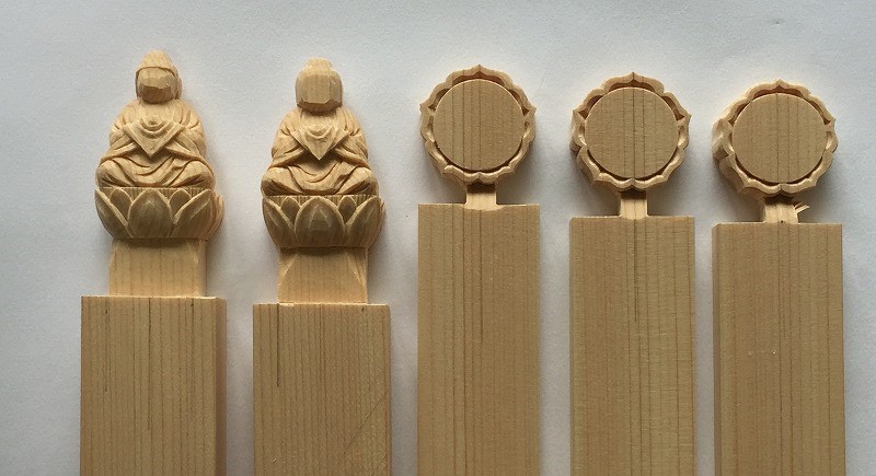 千手観音の持物（法具） | 木彫りの里上丹生 森彫刻所