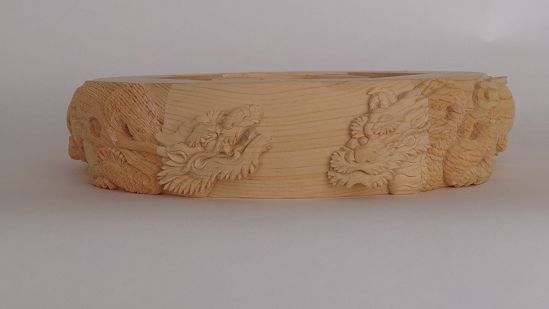 仏像の台座の彫り | 木彫りの里上丹生 森彫刻所