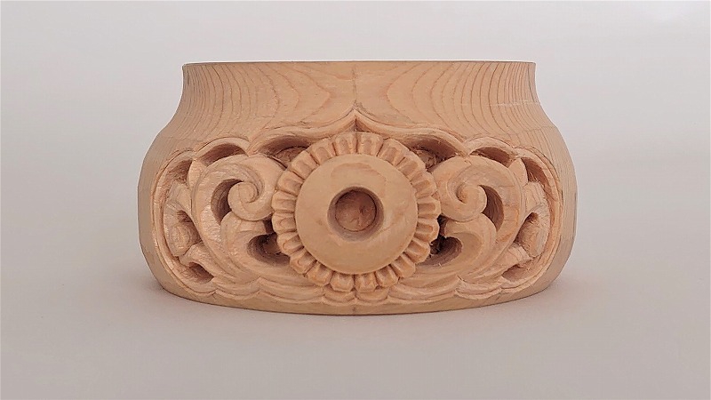 仏像の台座の彫り | 木彫りの里上丹生 森彫刻所