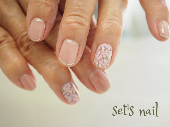 紫陽花ネイル Set S Nail セッツネイル高輪 白金台 品川 Set S Nail