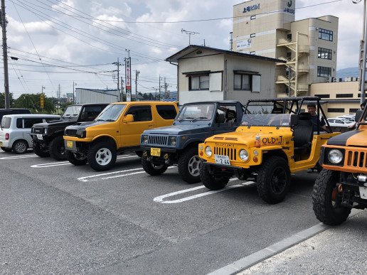 群馬赤城山麓溝 木 Jimny Owners Club Old J 黄色な管理人