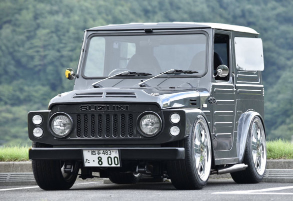超希少 スズキ ジムニー SJ10 フロント すけない グリル JA11 SJ30 つり目