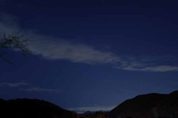 丹沢湖の星撮影は普段の夜空よりも多くの星を見ることが出来ました Photo P F