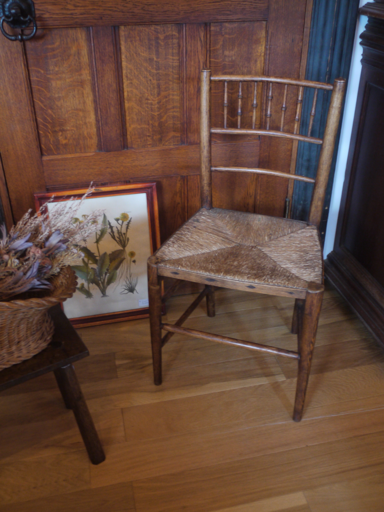英国 アーツ・アンド・クラフツ様式 ロッキングチェア Arts&Crafts チェア(SOLD) | VIEW ANTIQUES