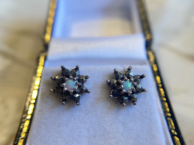 まるチーズ　miroir のオパールピアス 未使用 Mosaic opal pierce (Set) | nananbijouxxx