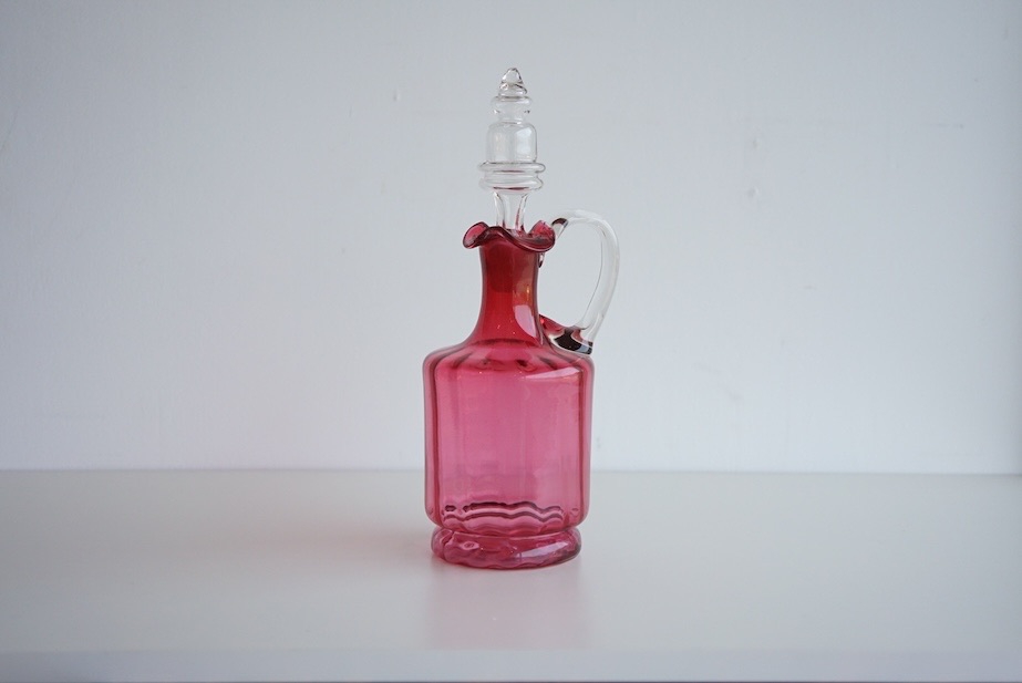 クランベリーグラスジャグ | VIEW ANTIQUES