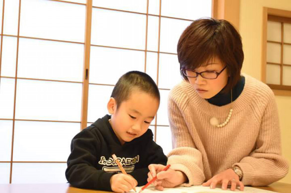 こども書道教室 兵庫 三田 楽しい書道教室 はるのあぜ 西岡春畦