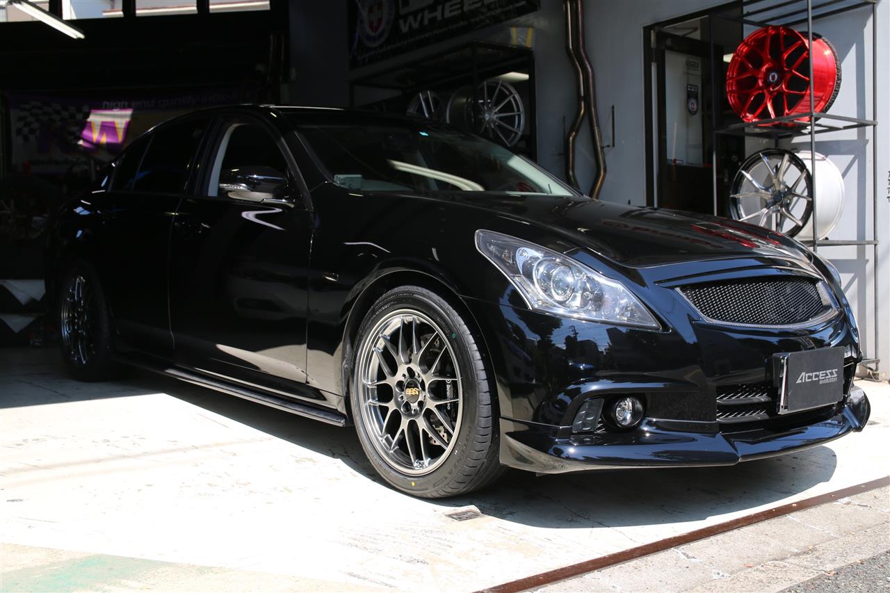 V36 SEDANなお客様に、BBS RGRお取り付け！ | アクセス