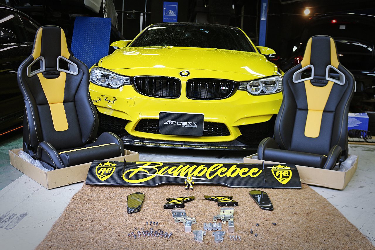 F82M4×F82M4 GTS GTWING×RECARO SPORTSTAR LIMITED EDITION！ アクセス