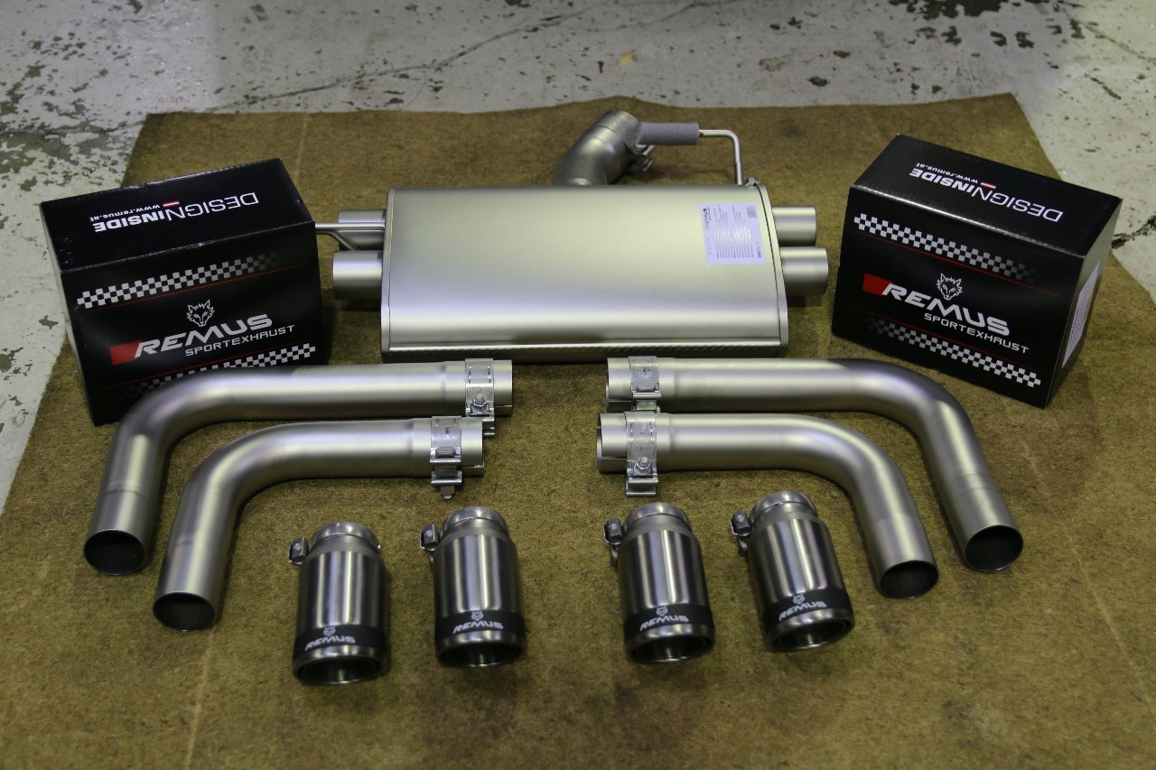 REMUS パフォーマンスマフラー アルミ製 REMUS Muffler BMW F44 7L20 Selectable Tail Silencer Set REMUS