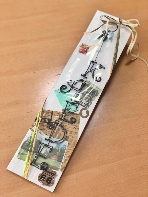 ワイヤークラフト アルファベットオーナメント Rian Roxo