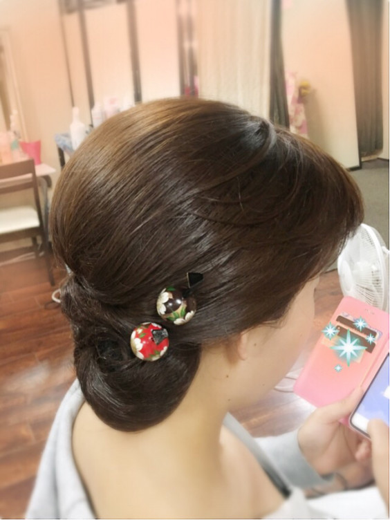 着物ヘアセット ヘアセットcoco