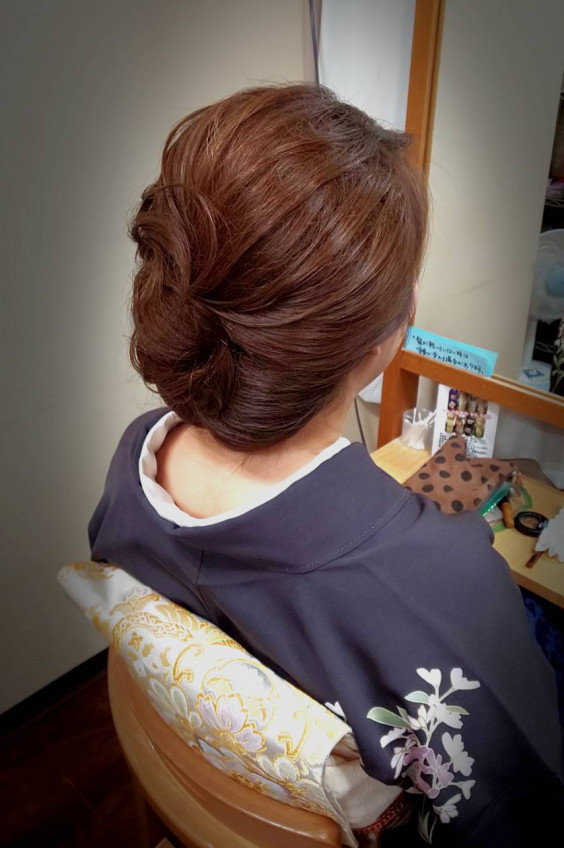 抱き合わせヘアセット 髪結 レンタル着物 ヘアセットcoco 052 228 2922