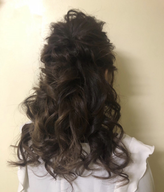 ハーフアップ ヘアセットcoco 052 962 ハーフアップ ヘアセットcoco 052 962