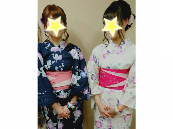 ヘア 浴衣着付 で関ジャニライブ 髪結 レンタル着物 ヘアセットcoco 052 228 2922