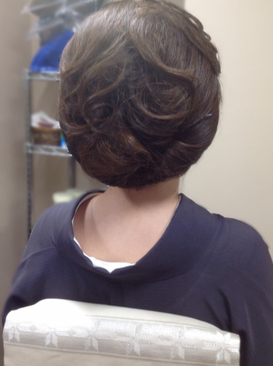 抱き合わせヘア 髪結 レンタル着物 ヘアセットcoco 052 228 2922
