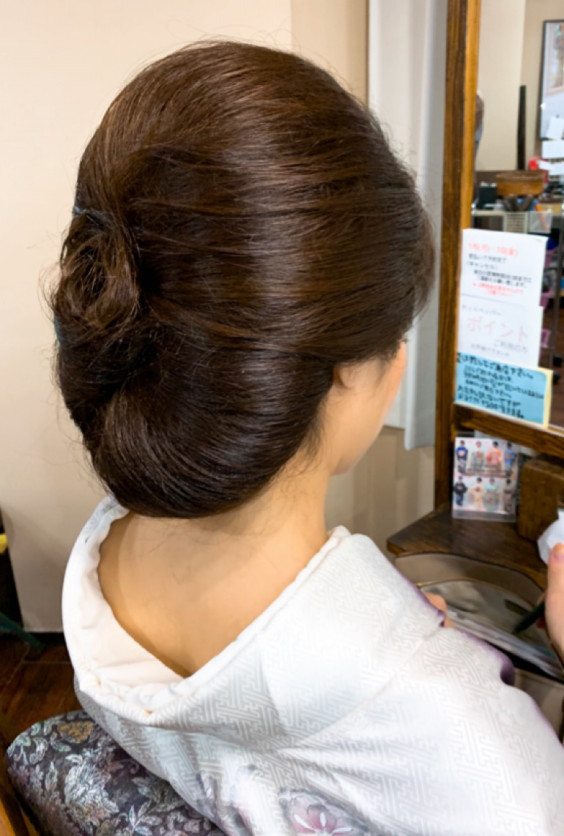 和髪 抱合せ ヘアセット 髪結 レンタル着物 ヘアセットcoco 052 228 2922