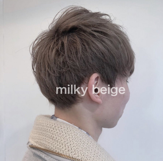 メンズカラー ミルキーベージュ 京都の美容院 Nyny 河原町三条店 ブログ