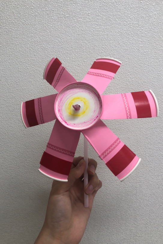 紙コップで簡単 紙コップ風車 ル アンジェ横浜