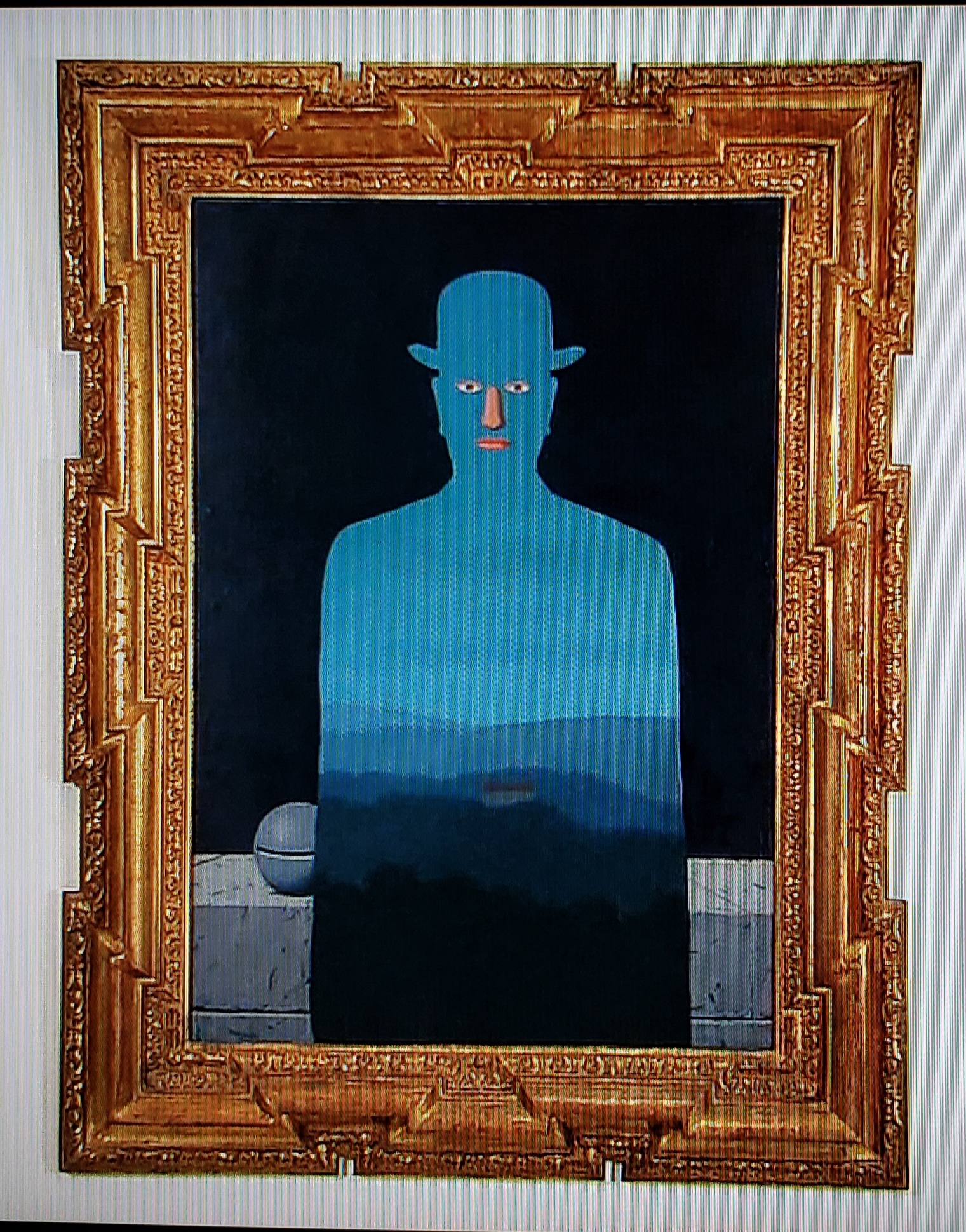 イメージの魔術師 (「王様の美術館」 ルネ・マグリット作 1966年 