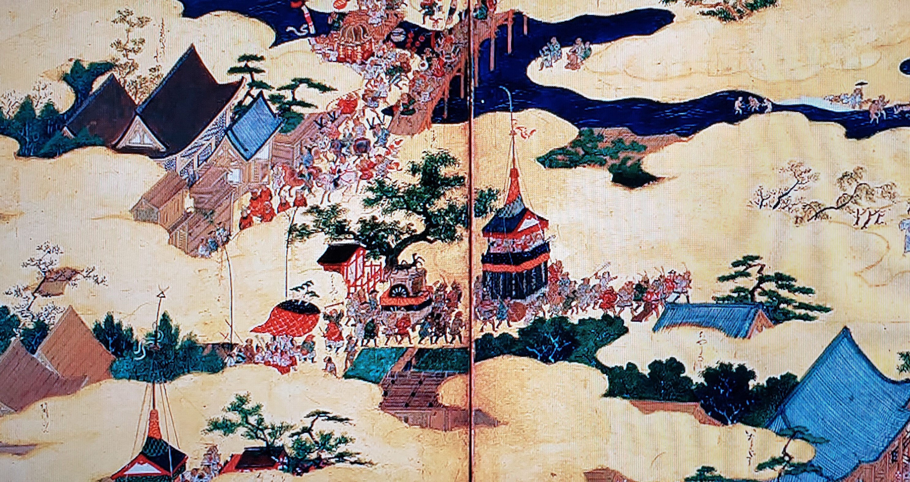 天空から京都の街を一望・・・洛中洛外図屏風<上杉本> (狩野 天空から京都の街を一望・・・洛中洛外図屏風<上杉本> (狩野