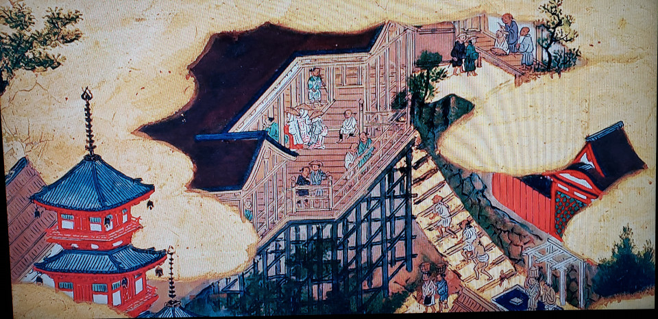 林原美術館所蔵 洛中洛外図屏風 狩野永徳作 レプリカ（天空から京都の 