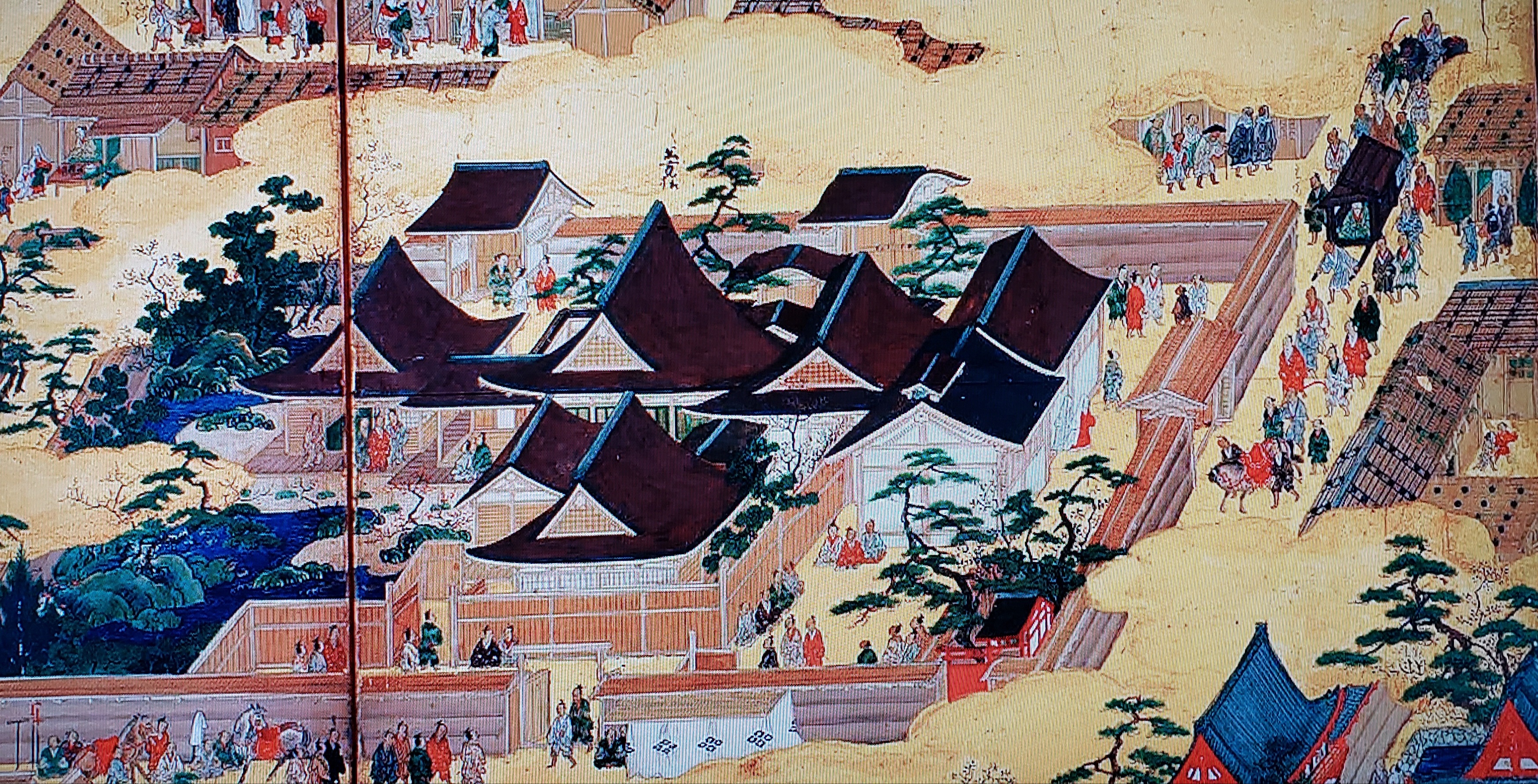 林原美術館所蔵 洛中洛外図屏風 狩野永徳作 レプリカ 林原美術館所蔵 洛中洛外図屏風 狩野永徳作 レプリカ
