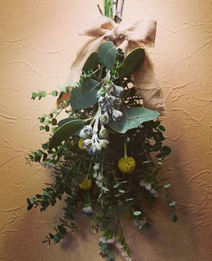 & swag hard art No.6】ドライフラワー スワッグ フラワー・リース 