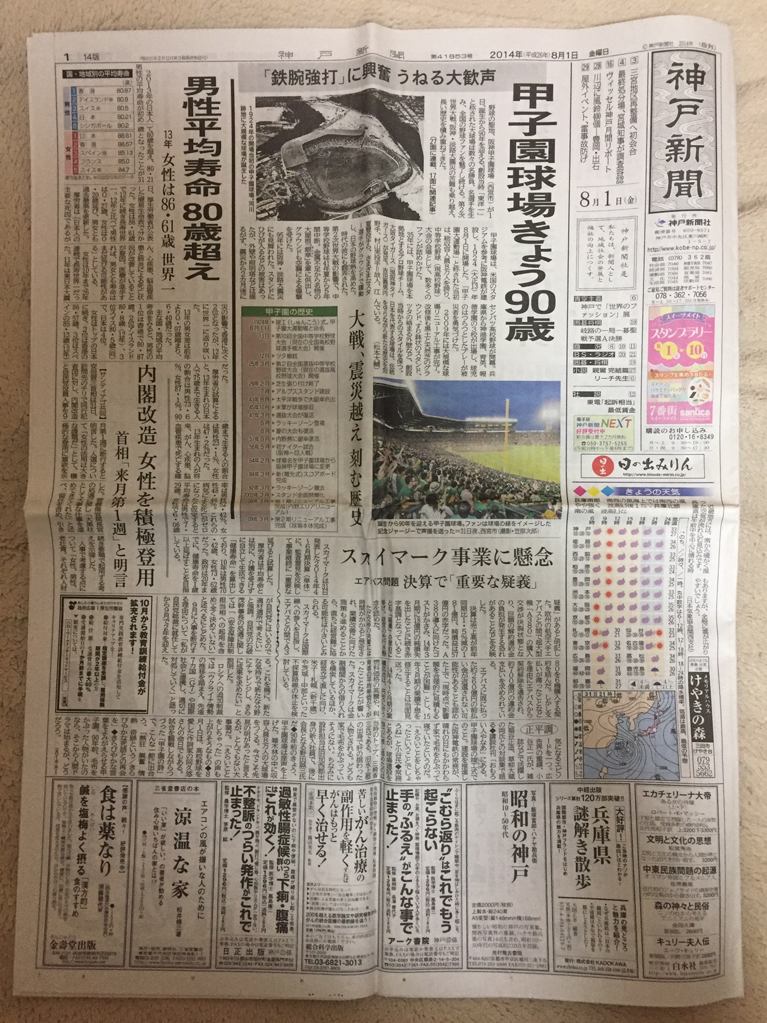 【コレクション017】神戸新聞 神戸版 くどけんの新聞放浪記