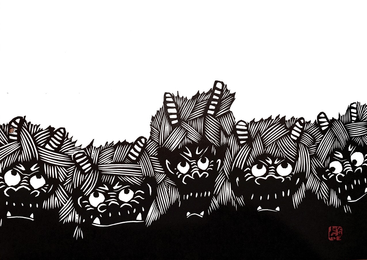 野村たかあき「絵本と鬼さん版画展」今月開催です！ | 鎮守の森にようこそ