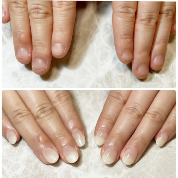 お客様ハンドデザイン ページ8 佐世保市ネイルサロン 爪が傷まず上品なネイルのキヨノネイル