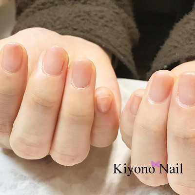 オフィスで好感度アップ ピンクベージュ ジェルネイル 佐世保市ネイルサロン キヨノネイル 佐世保市相浦ネイルサロン お爪の健康にこだわり指先のキレイを叶えるキヨノ ネイル