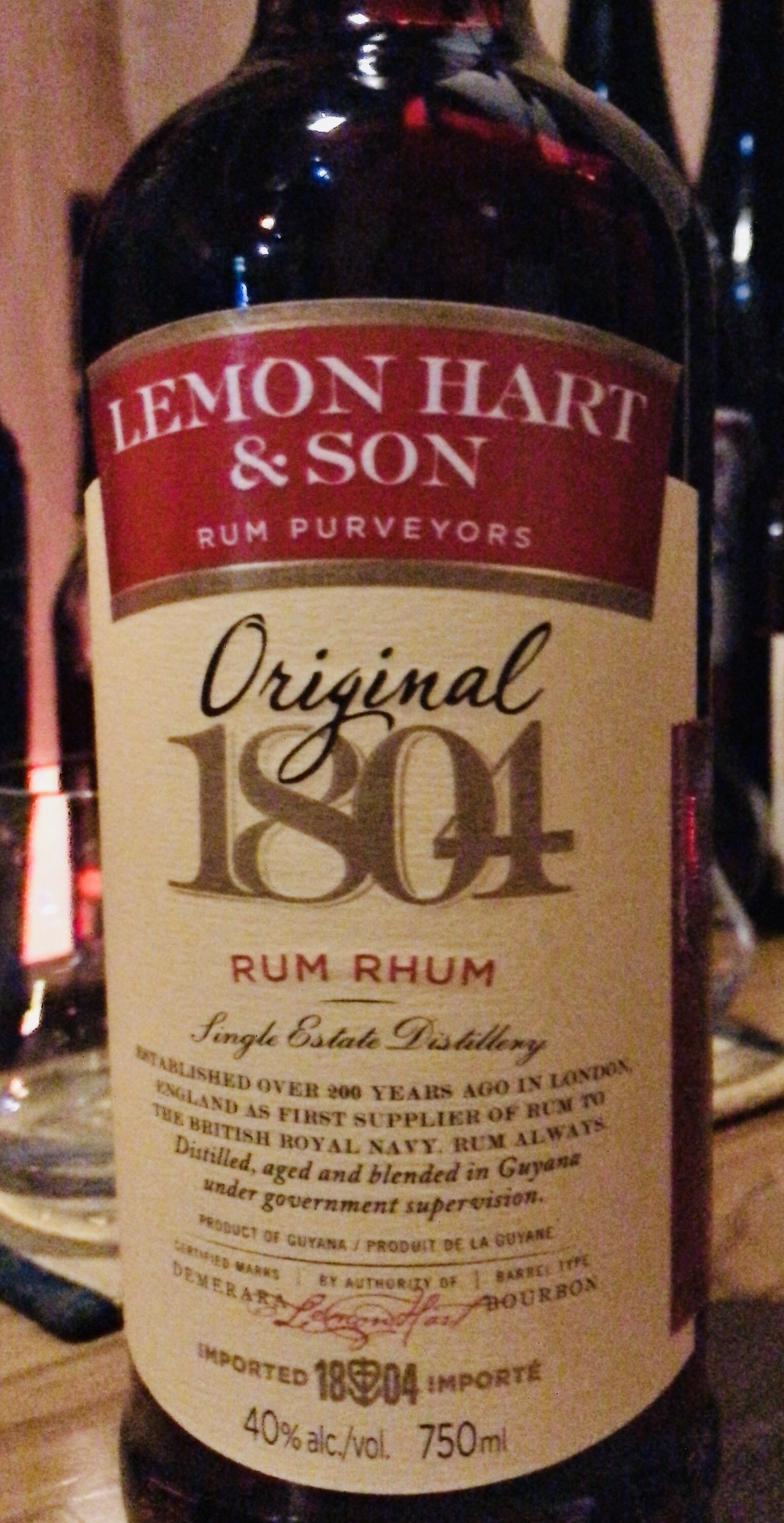 レモンハート Lemon Hart ラムコンシェルジュを目指して ラム酒素人からの航海日記
