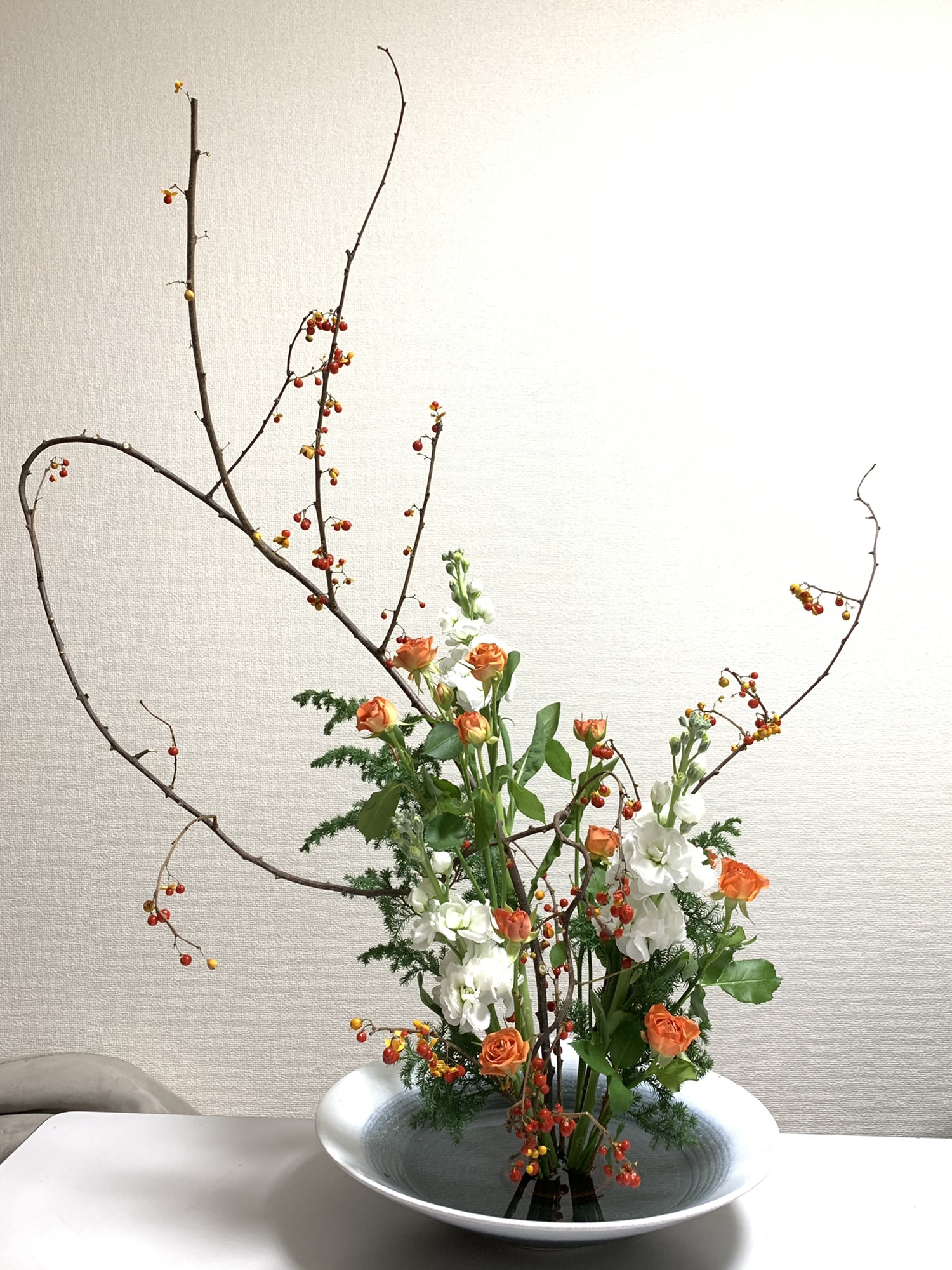 基本の盛花 | 池坊いけばな准華督是枝華凰|ハーブコンシェルジュ
