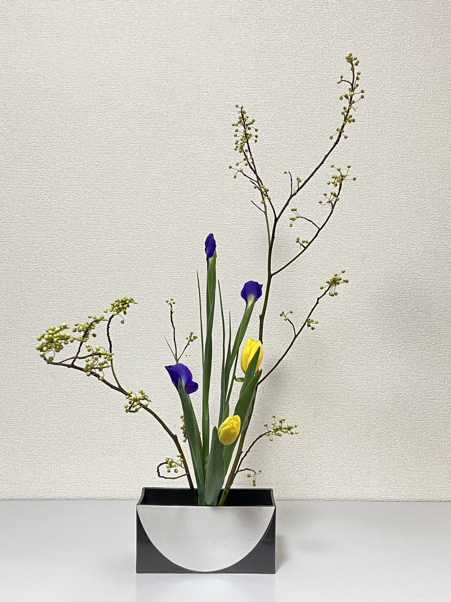 華道　池坊　唐銅　花器 いけばな 池坊 花器 銅器 唐銅 華道