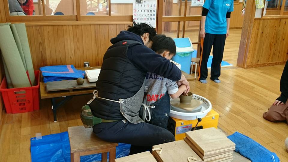 Pottery class Yunotsu Pottery Museum