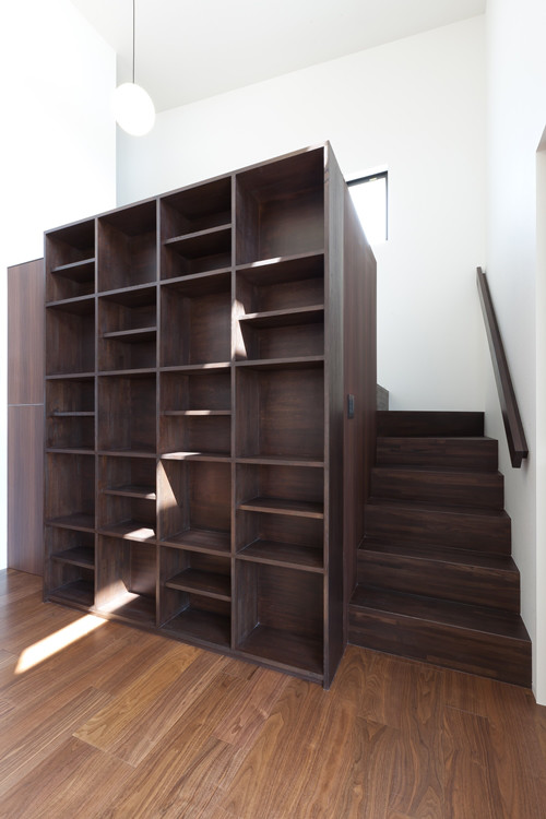 604 スタディコーナーのある階段 小林義仁 小林建築設計事務所 Kobayashi Architects Studio 建築家と建てる家 家づくり デザイン 住宅 店舗 オフィス 山梨県