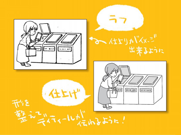 イラスト納品までの作業工程 白鳥みちこイラストblog