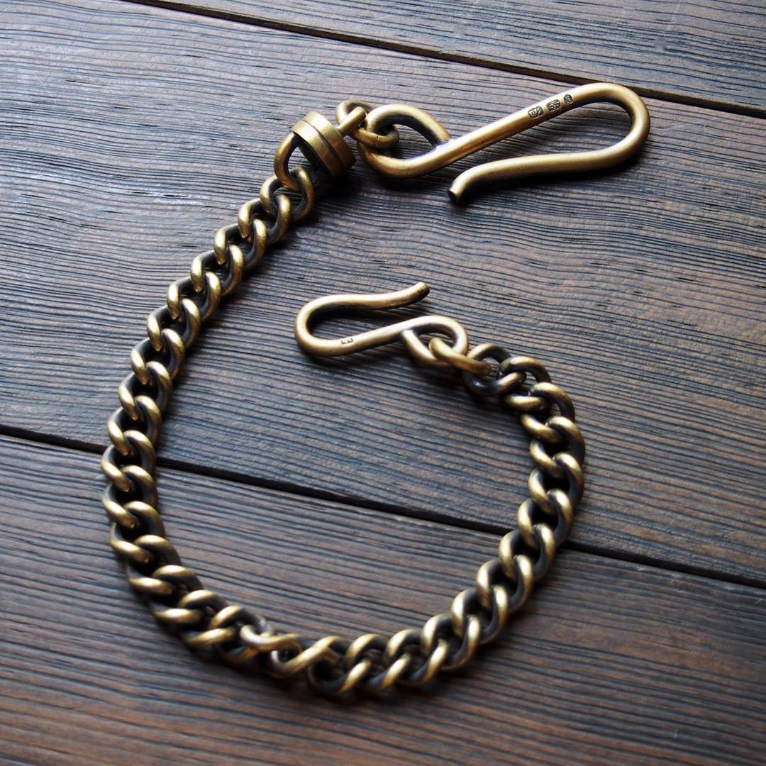 WALLET CHAIN BRASS Collaboration with MASASCULP | FAGRASS WEB SITE