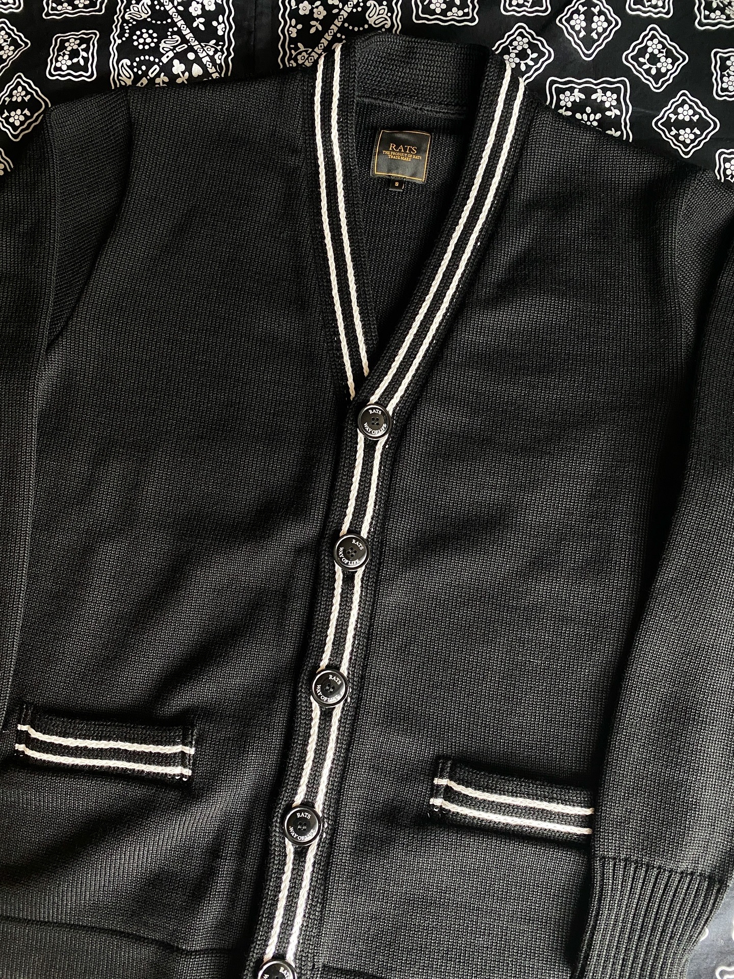 RATS 25AW BLACK CARDIGAN発売開始 | FAGRASS WEB SITE